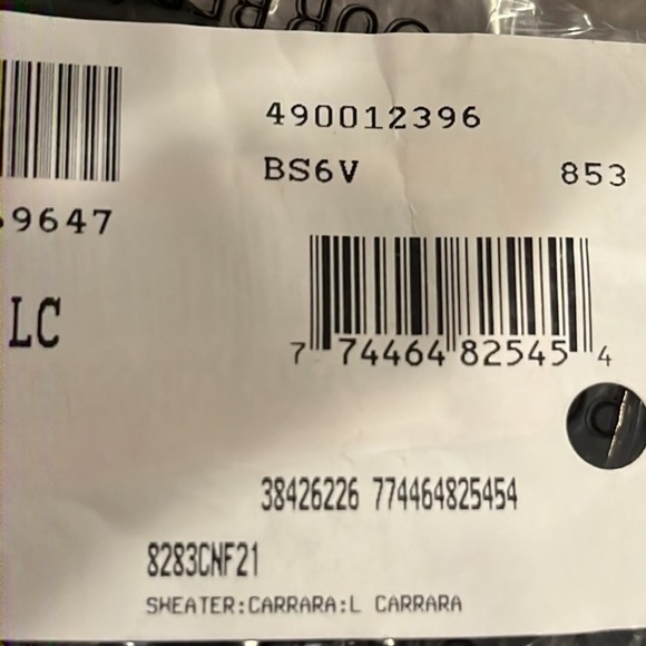 LINE THE LABEL Imogene Rib Crewneck Sweater L - Picture 3 of 9